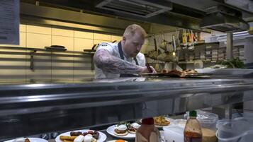 Daily cooked-to-order breakfast for a fee