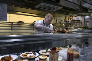 Daily cooked-to-order breakfast for a fee