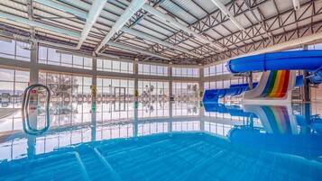 Indoor pool, outdoor pool