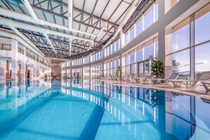 Indoor pool, outdoor pool