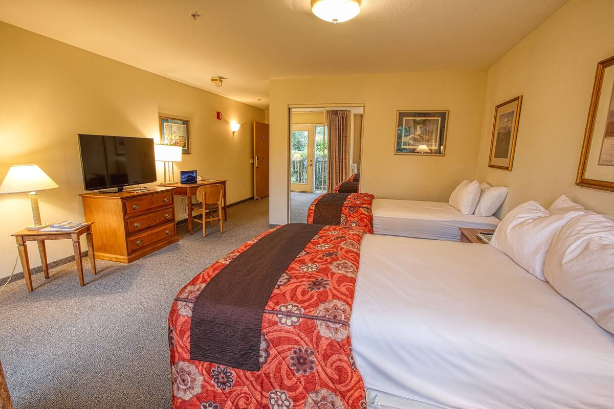 double ada room | in-room safe, desk, iron/ironing board, free cots/infant beds