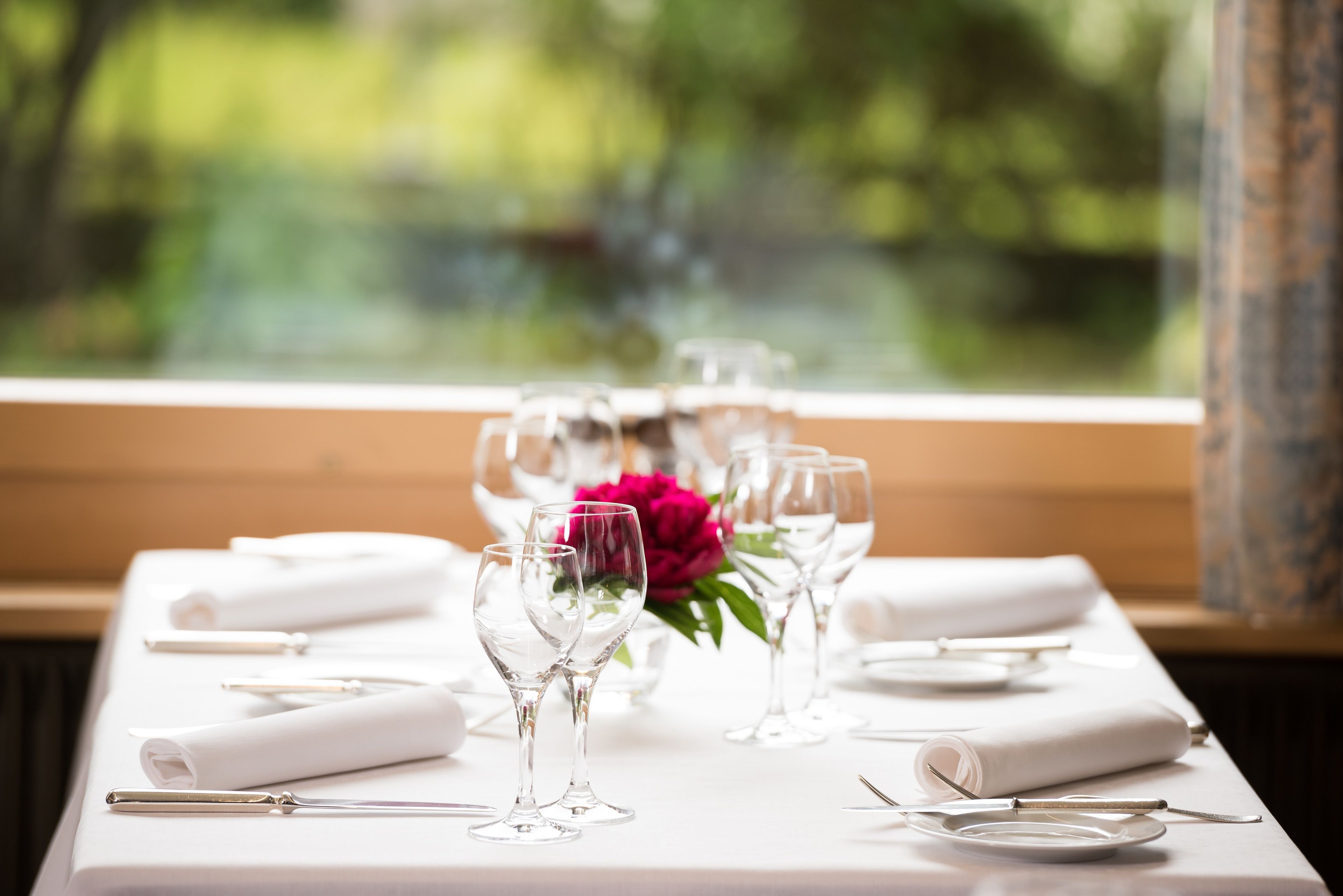 breakfast and dinner served