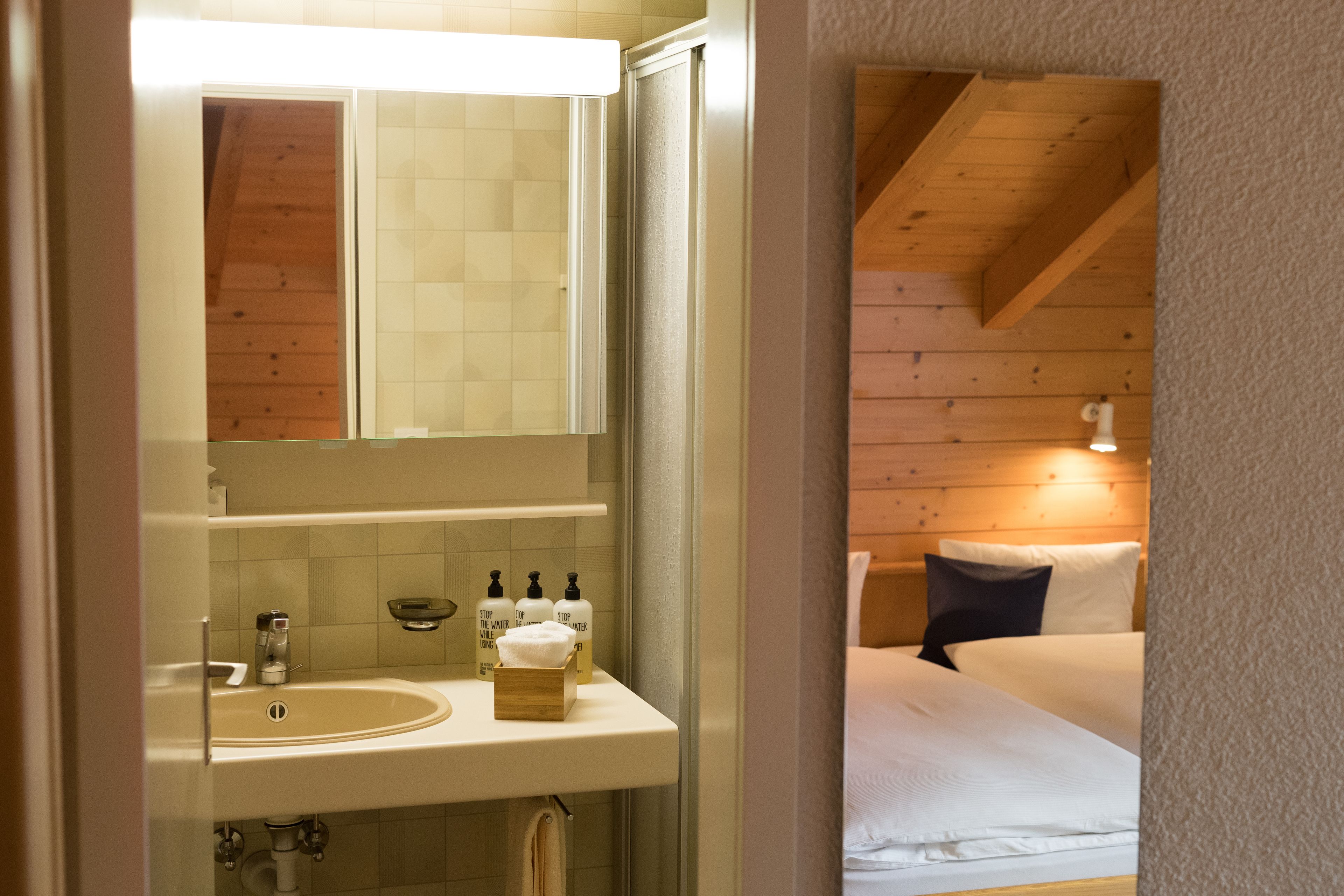 double room | bathroom | shower, towels