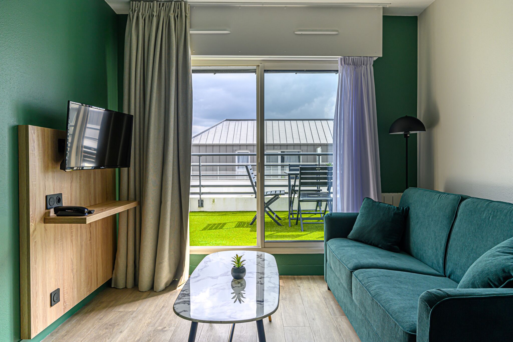 Comfort Apartment, 2 Bedrooms | Living area | Flat-screen TV