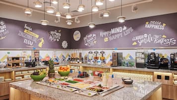 Gratis morgenmadsbuffet hver dag