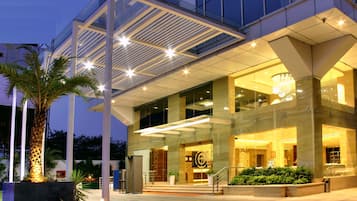 Front of property – evening/night