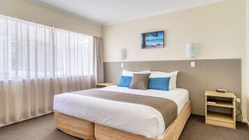 2 soveværelser, mørklægningsgardiner, strygejern/strygebræt, sengetøj