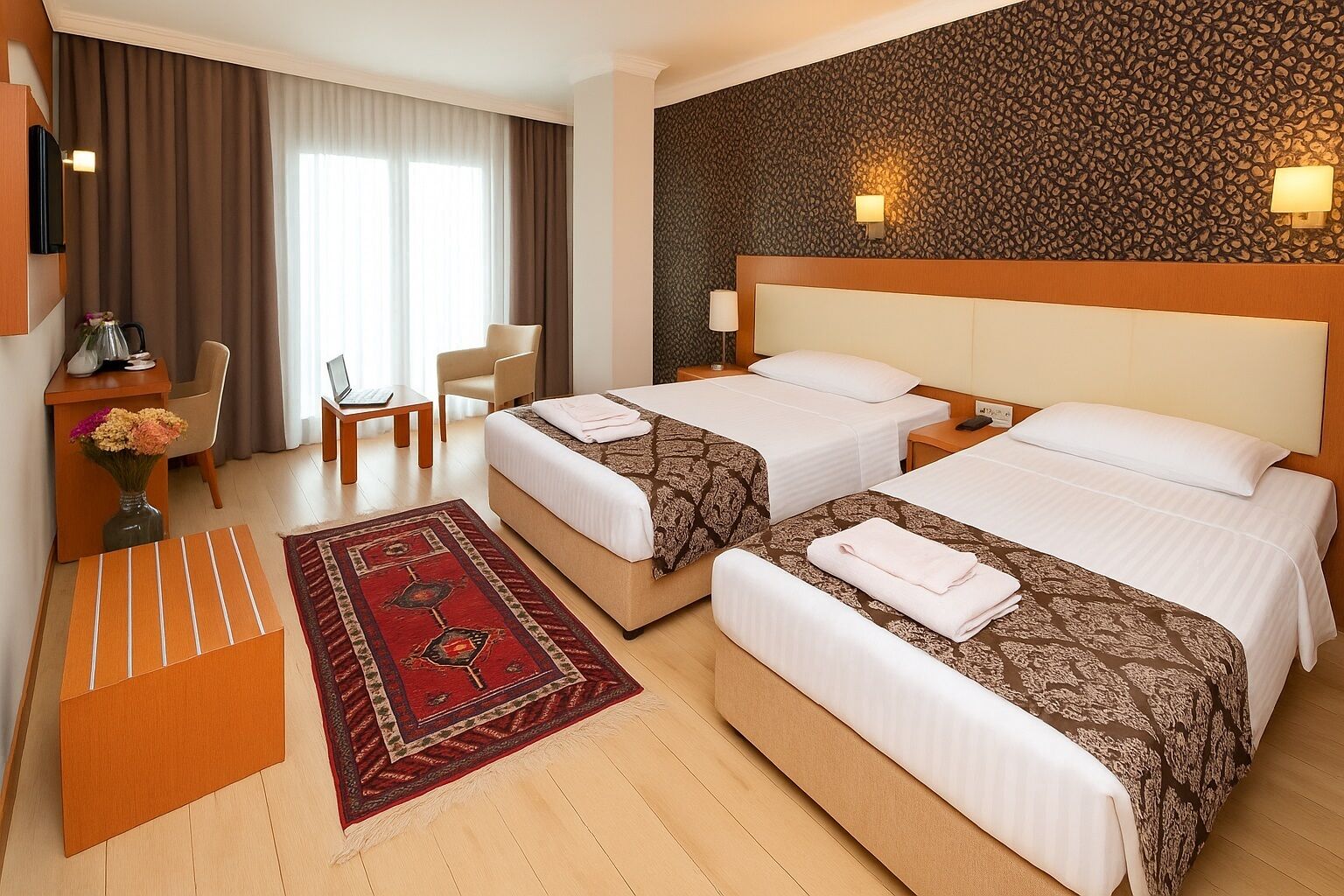 Premium bedding, minibar, in-room safe, desk