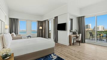 Premium-Zimmer, 1 King-Bett, Meerblick