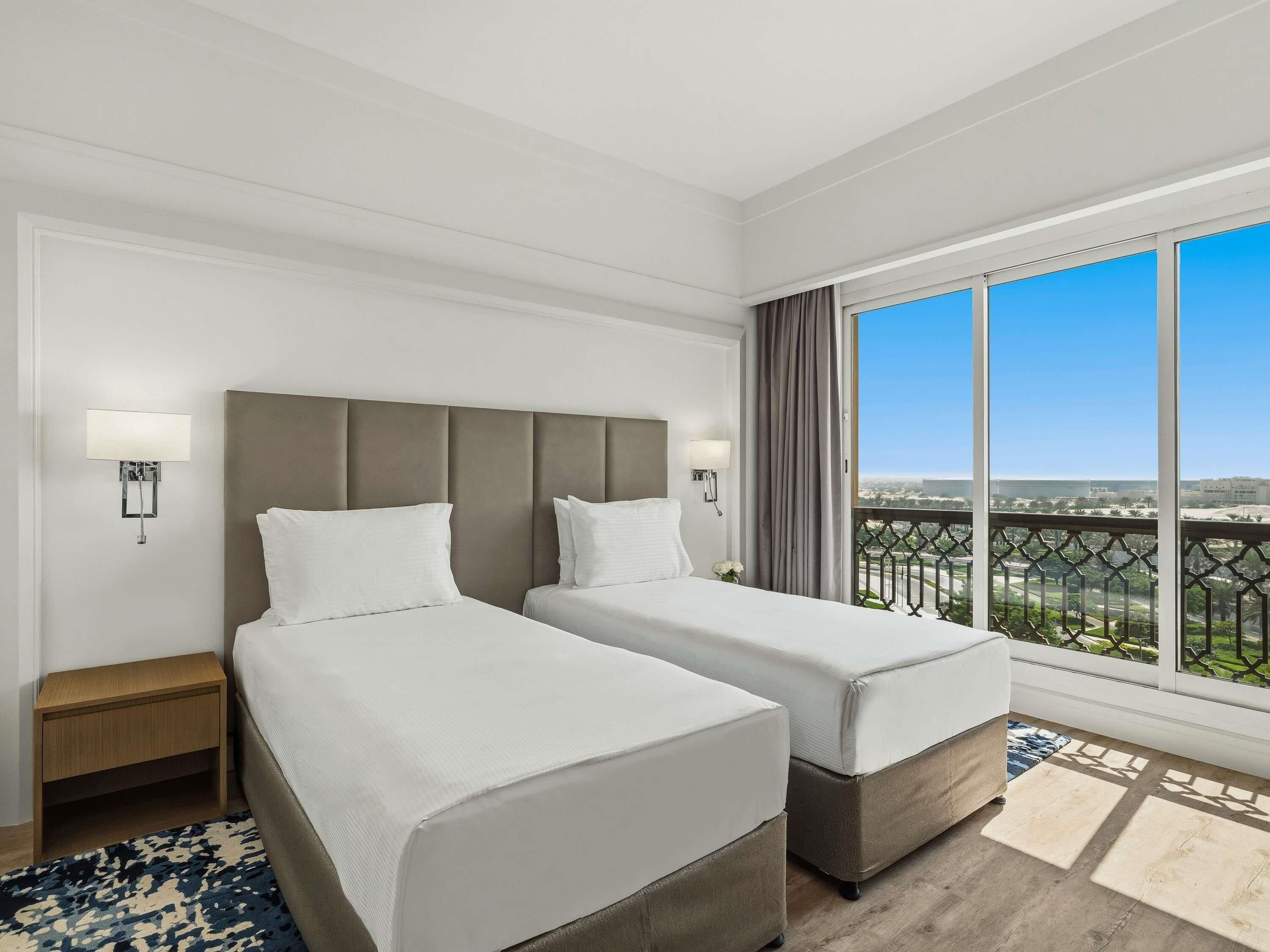 Chambre Deluxe, 2 lits une place, vue jardin