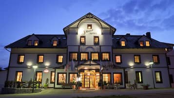 Front of property - evening/night