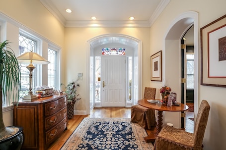 Entrada de la propiedad