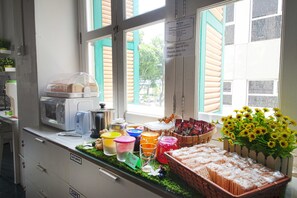 Inbegriffenes Frühstück