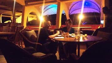 Breakfast, lunch, dinner served; international cuisine, beach views