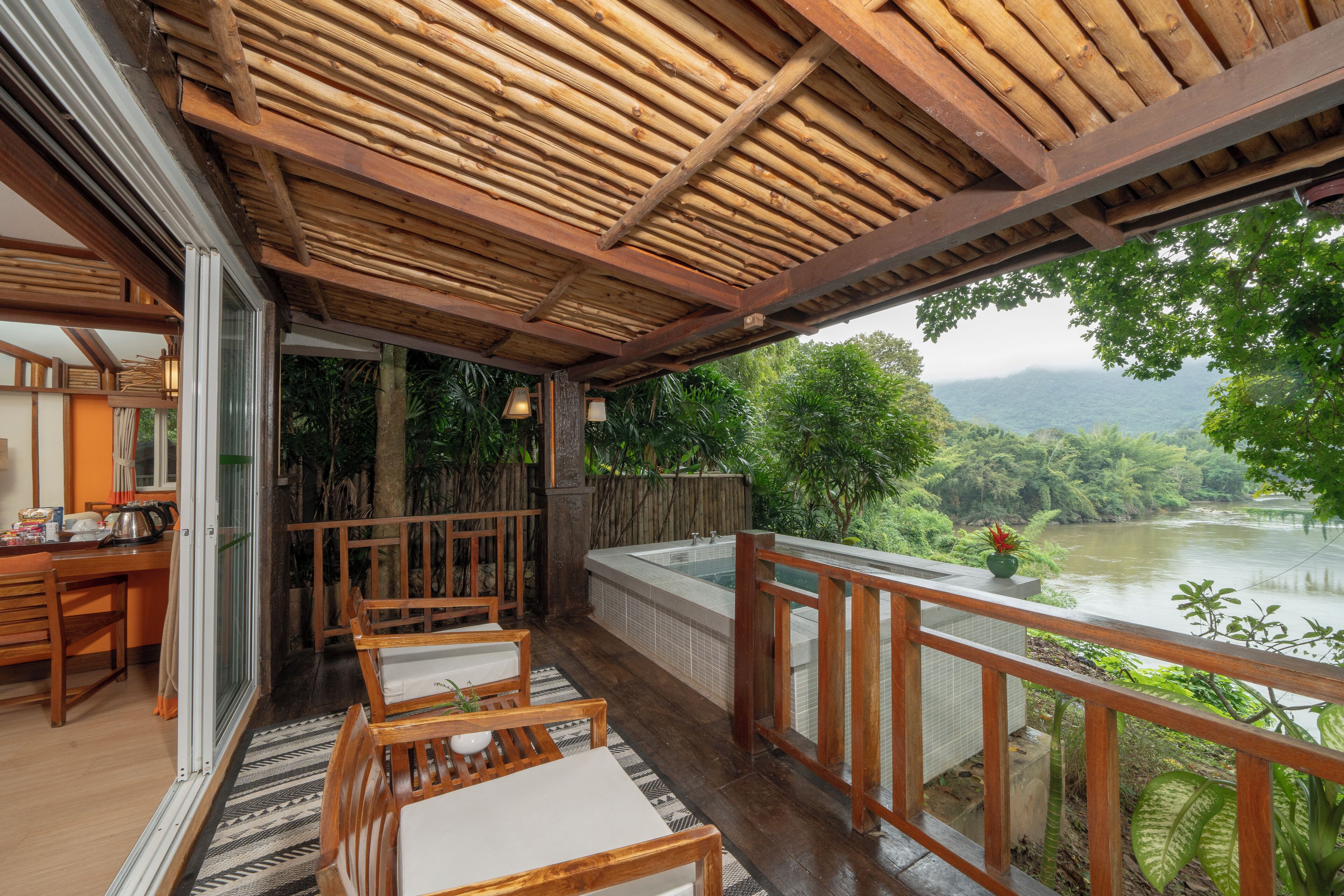 River View Onsen Villa | Vue de la chambre