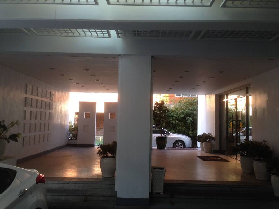 Entrée de l’hébergement