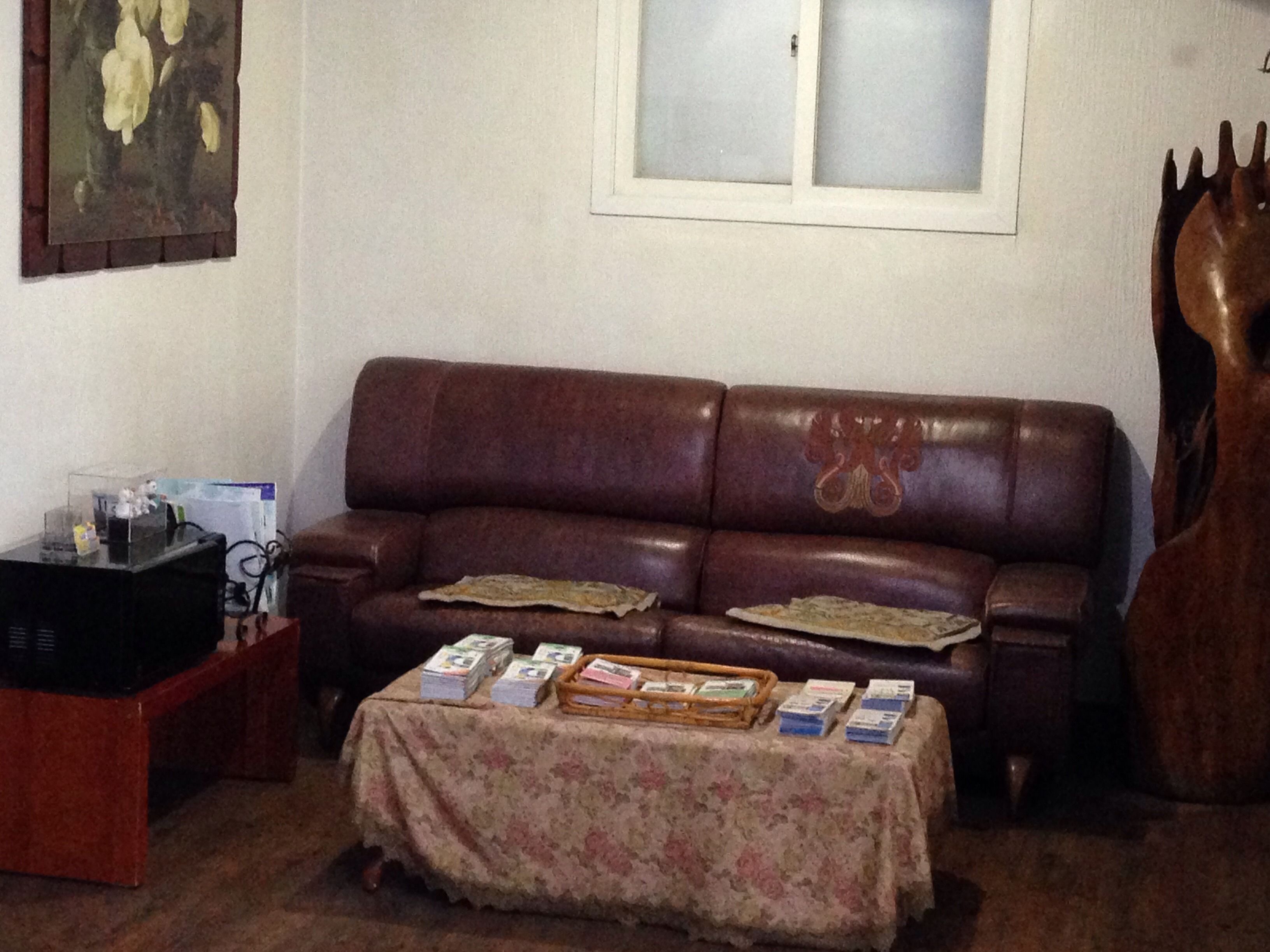 Sala de estar en el lobby