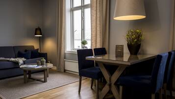 Spiseområde på rommet
