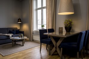 Spiseområde på rommet