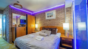 Literie de qualité supérieure, bureau, chambres insonorisées