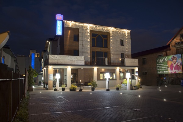 Front of property - evening/night