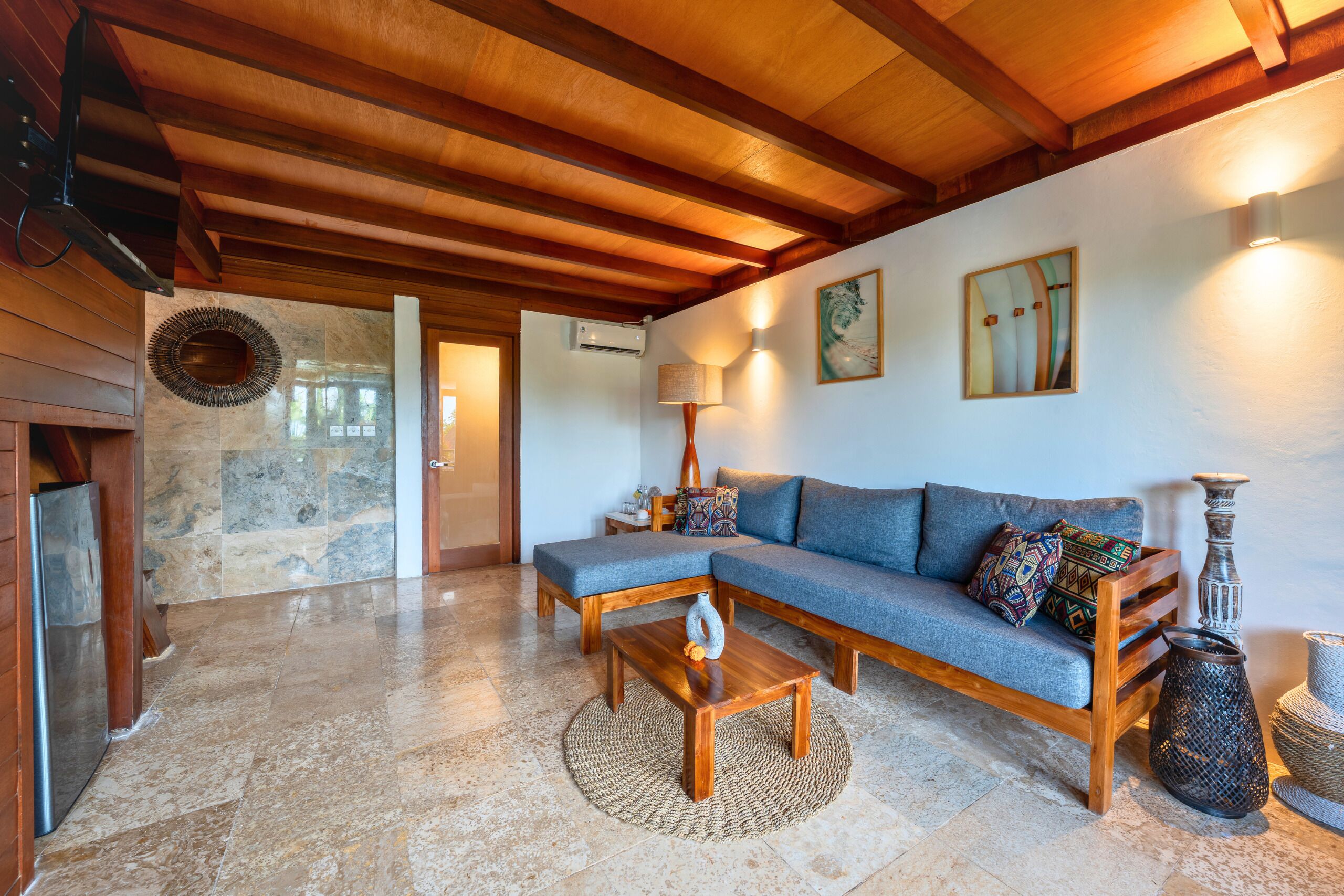 lumbung villa - two storey | in-room safe, desk, laptop workspace, blackout curtains