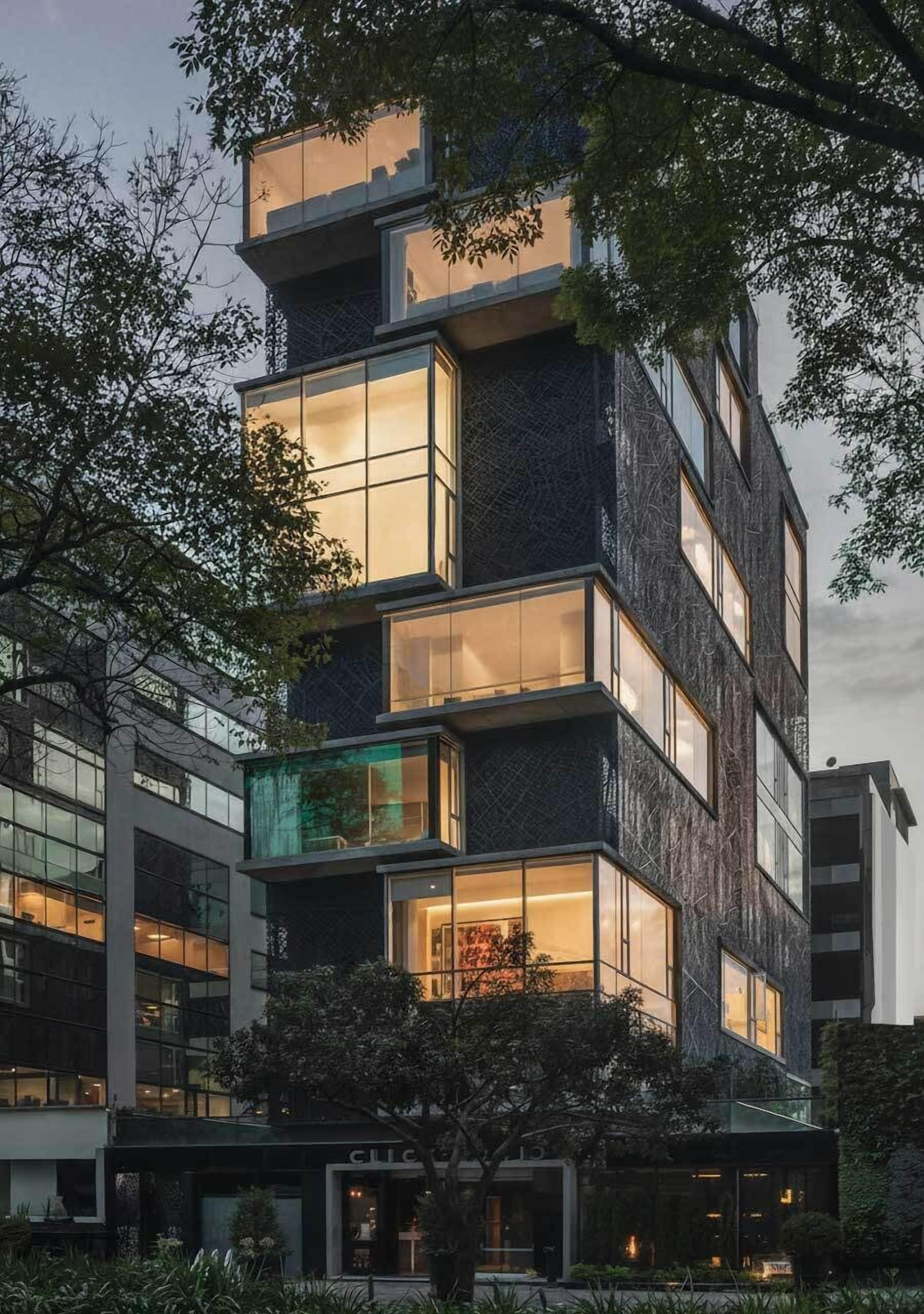 Fachada de la propiedad