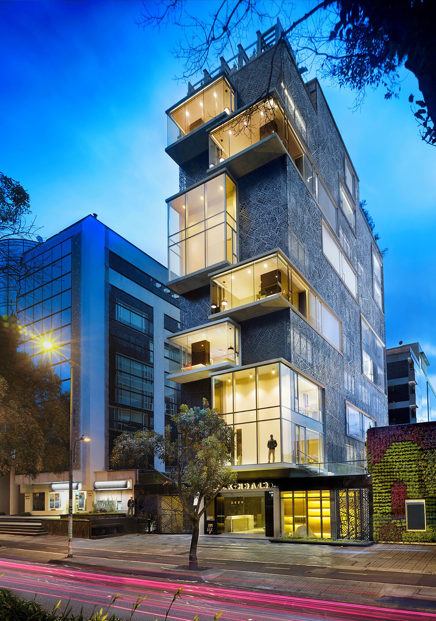 outdoor banquet area