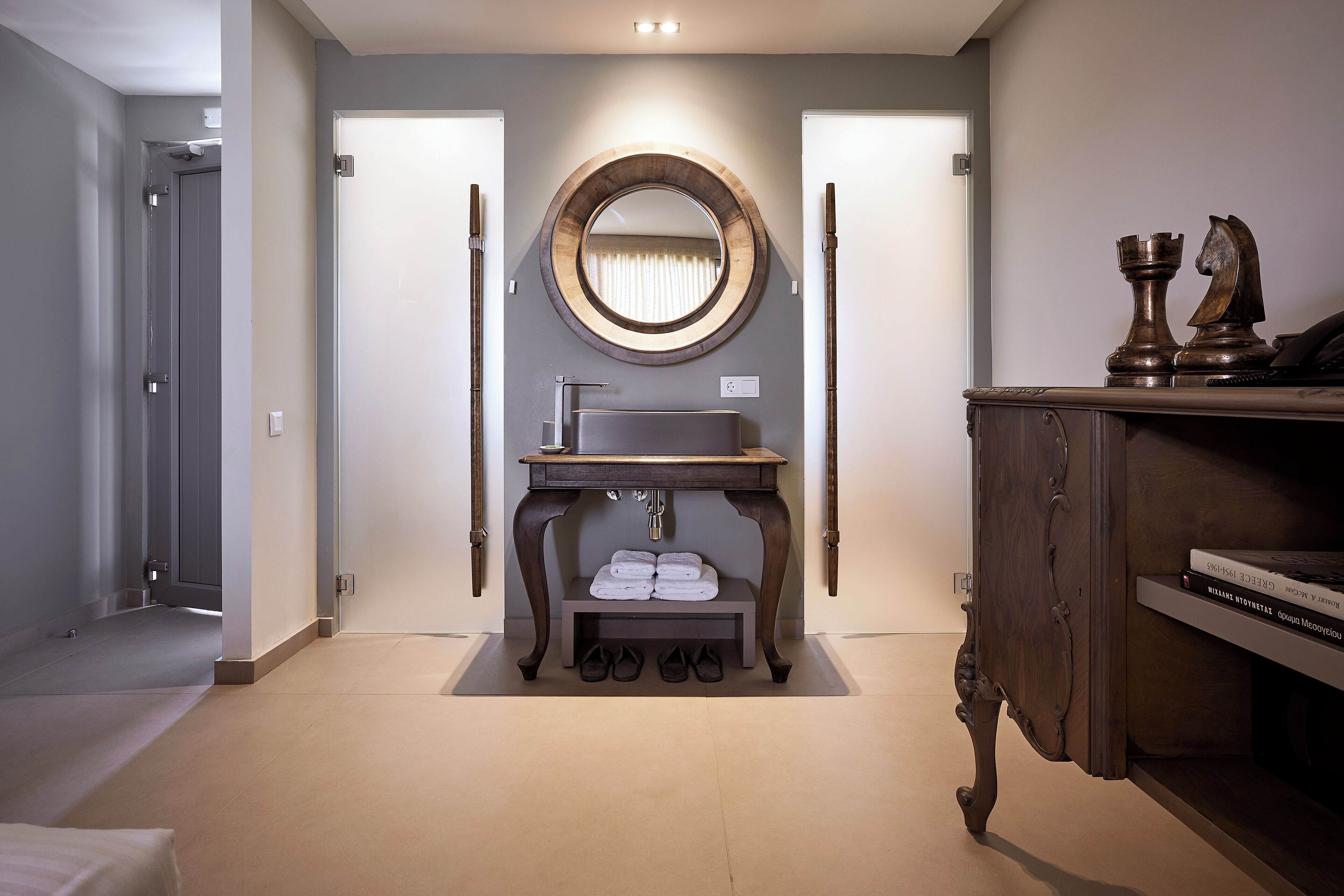 signature suite with sea view & hot tub | bathroom | shower, free toiletries, hair dryer, slippers