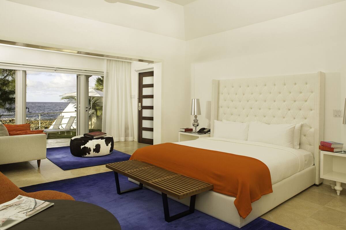 Tempur-Pedic-Betten, Minibar, Zimmersafe, individuell dekoriert