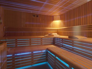 Sauna, bain à remous, hammam, hammam, soins corporels