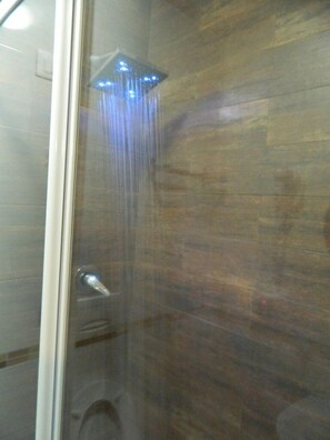 Chambre Triple | Douche de la salle de bain