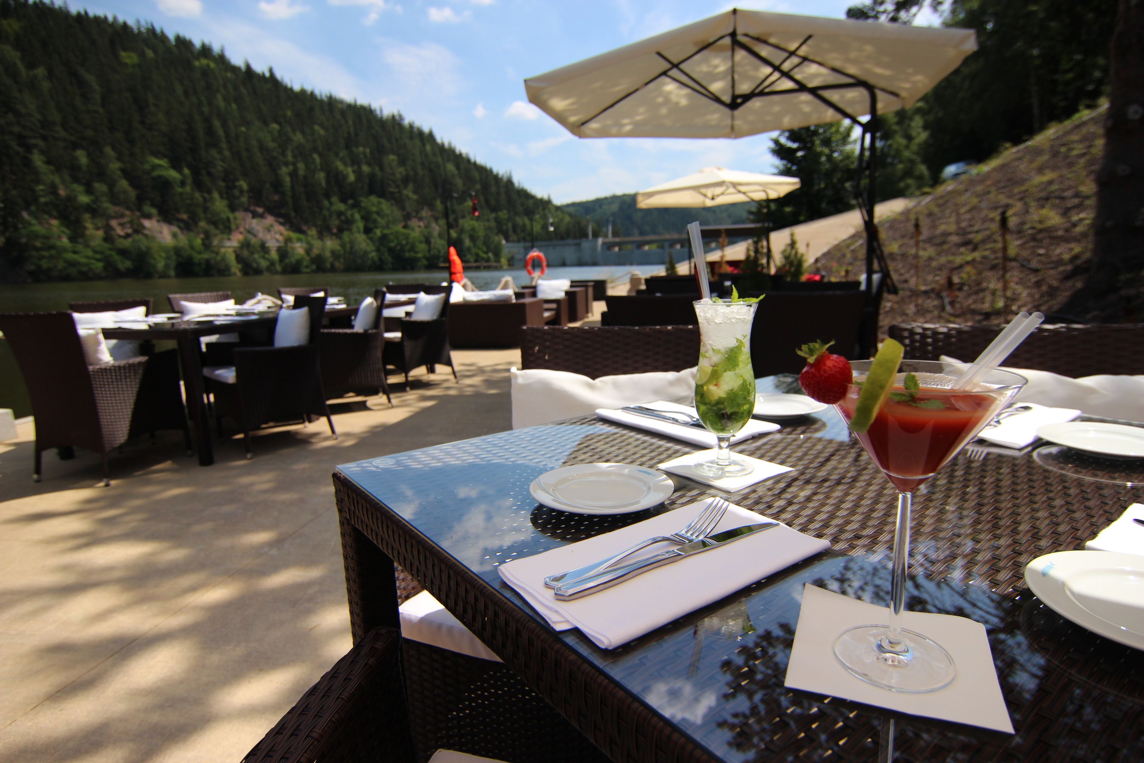 breakfast, lunch, dinner served; international cuisine, beach views