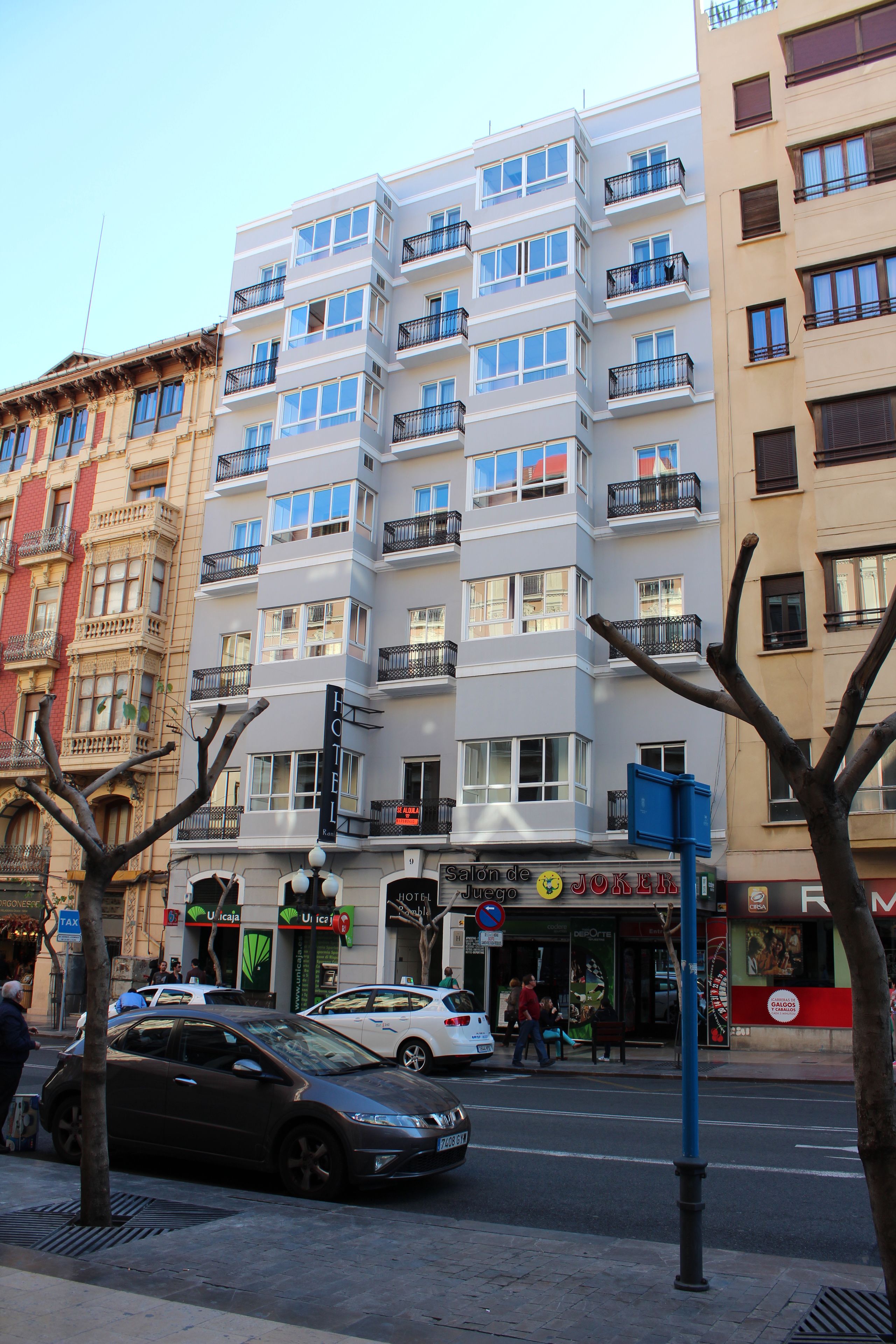 Voorkant van accommodatie