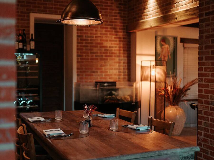 Regionale KĂŒche, Blick auf den Garten