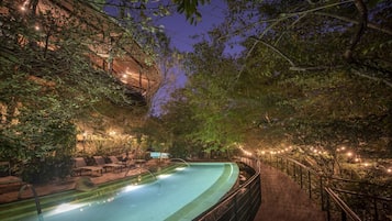 3 utendørsbassenger