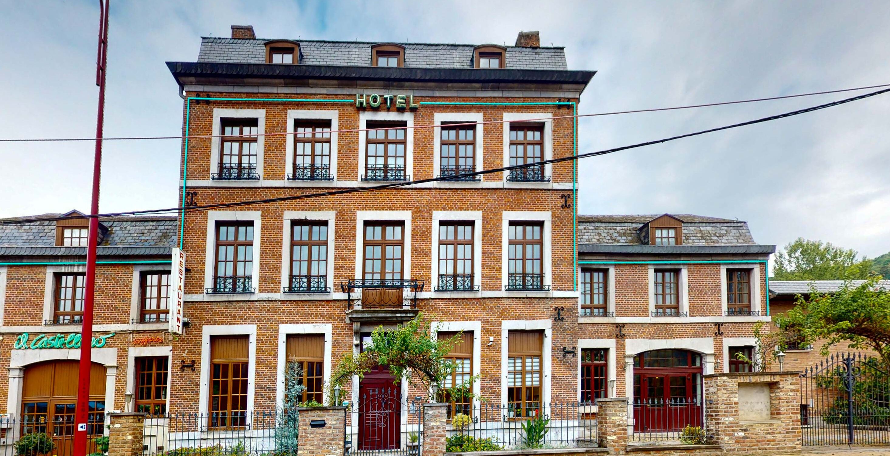 Fachada da propriedade