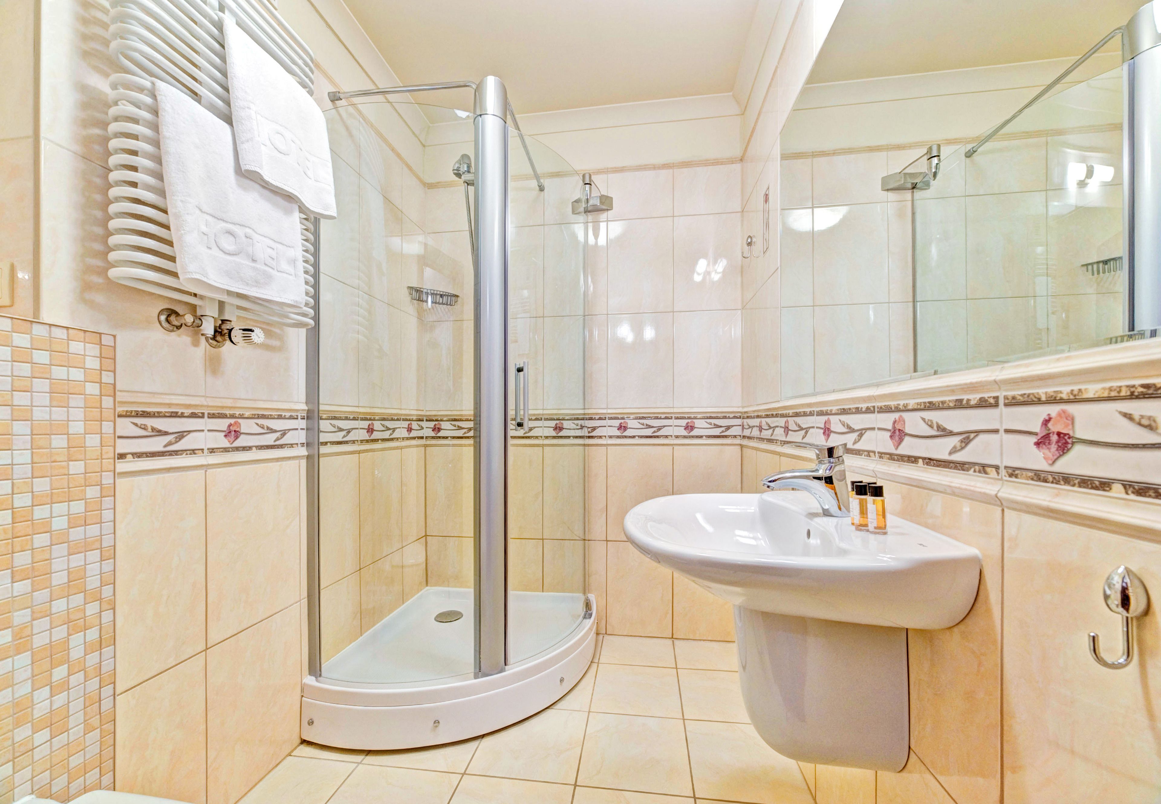 standard double room, 1 double bed | bathroom | shower, free toiletries, hair dryer, towels