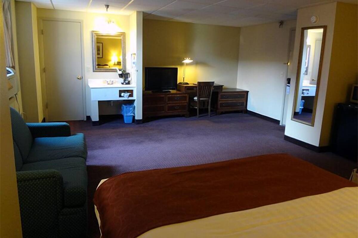 executive room, 1 queen bed | 1 bedroom, desk, iron/ironing board, free wifi