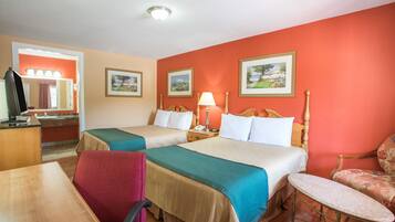 Standard-huone, vuoristonäköala | Allergiatestatut vuodevaatteet, työpöytä