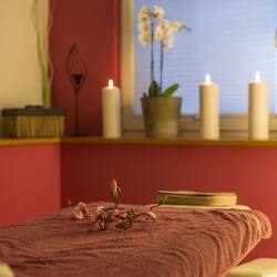 Sauna, steam room, hot springs, body treatments, hot stone massages