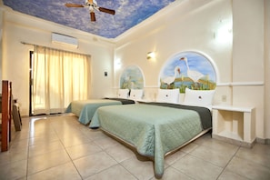 In-room safe, iron/ironing board, free WiFi, bed sheets - The Alondra Hotel (Barra de Navidad)