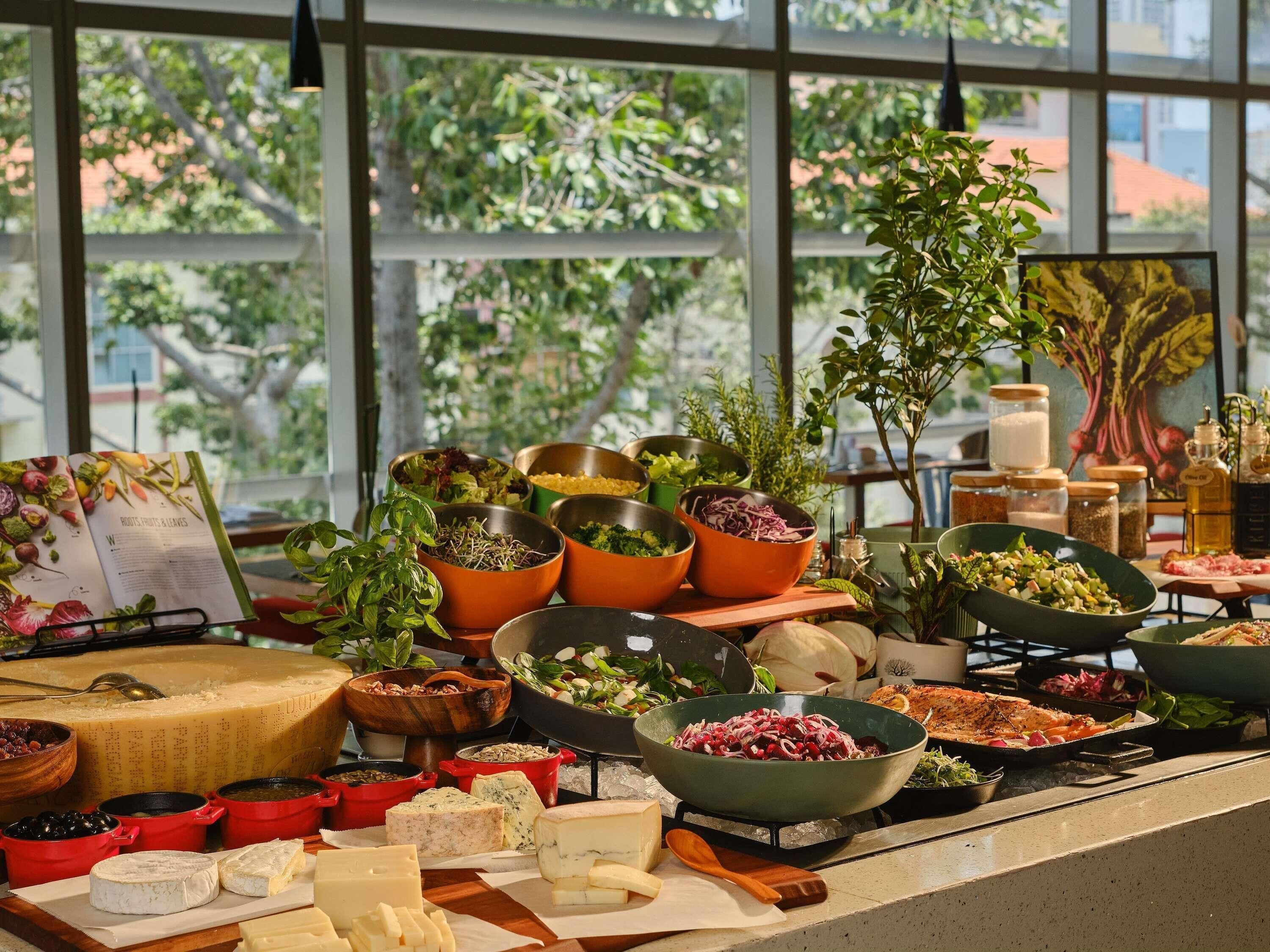 Daily buffet breakfast for a fee