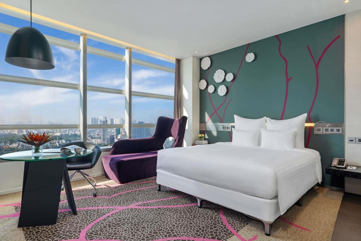 1 bedroom, free minibar items, in-room safe, desk