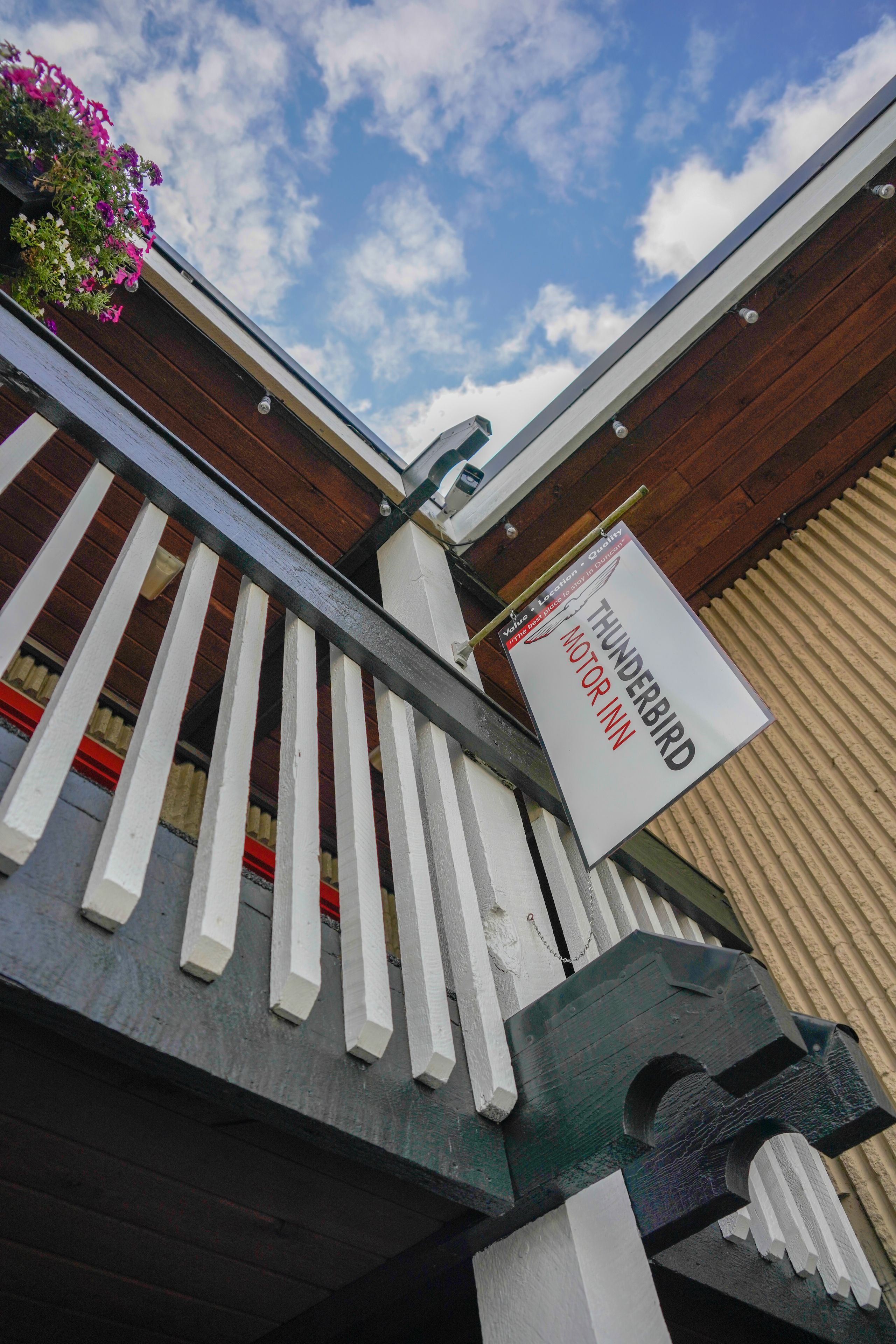 Vista frontal de la propiedad