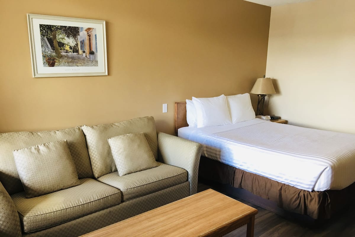 Premium bedding, soundproofing, iron/ironing board, free WiFi