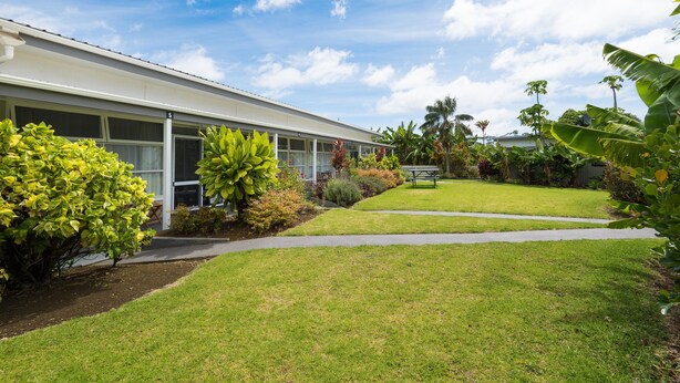 Garden view - Hibiscus Crown (Norfolk Island)