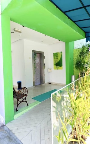 Interior entrance