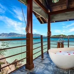 Signature Villa (Owner's | With Benefits) | Bathroom | Separate tub and shower, deep soaking tub, rainfall showerhead