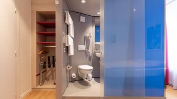 Double Room (Mini) | Bathroom | Eco-friendly toiletries, hair dryer, towels, soap